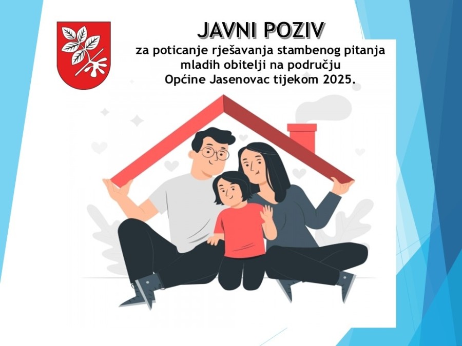 Potpora za mlade obitelji na području Općine Jasenovac