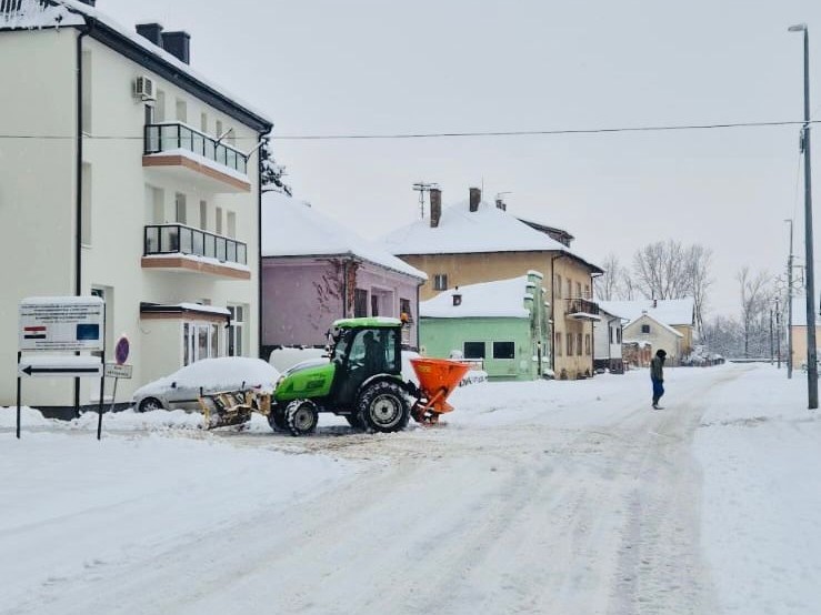Upozorenje mještanima Općine Jasenovac zbog snježnih uvjeta!